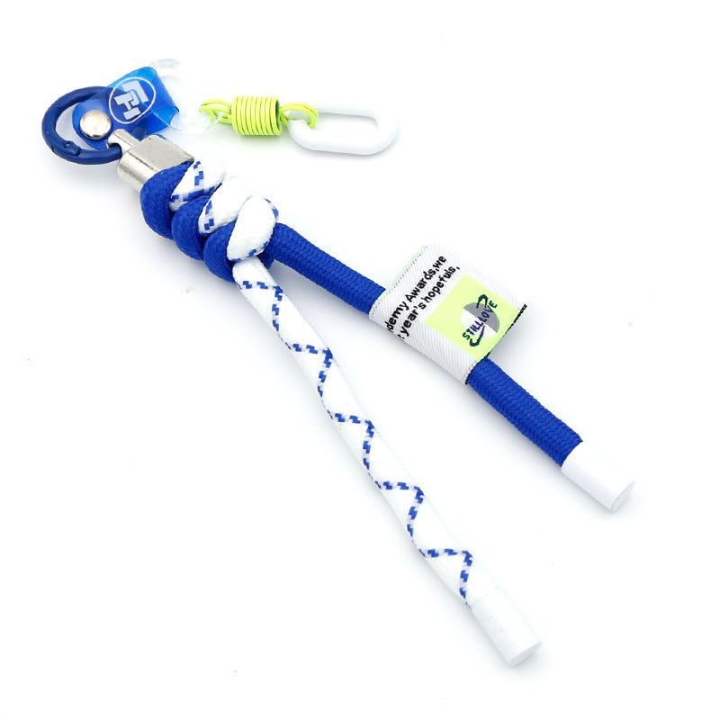 Wholesale Woven Clothing DIY Lanyard Bag Accessories Ribbon Colorful Keychain